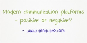 Modern-communication